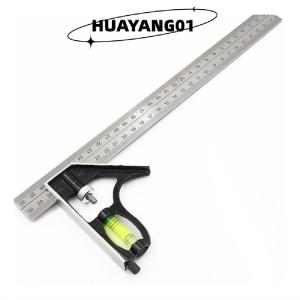 HUAYANG01 [2023 new HOT FASHION] 12 Combination Square Stainless Steel Spirit Level Aluminium Measuring Tools