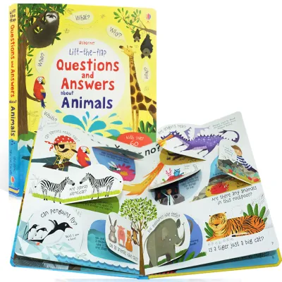 【SG Stock】Usborne Lift-the-flap Q & A series book Body/science/feeling Science Book for Kids – Large Hardcover