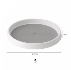 Classy Luxe Multifunctional Kitchen storage Rack Rotatable kitchen Organizer Fruit Bathroom Storage Tray