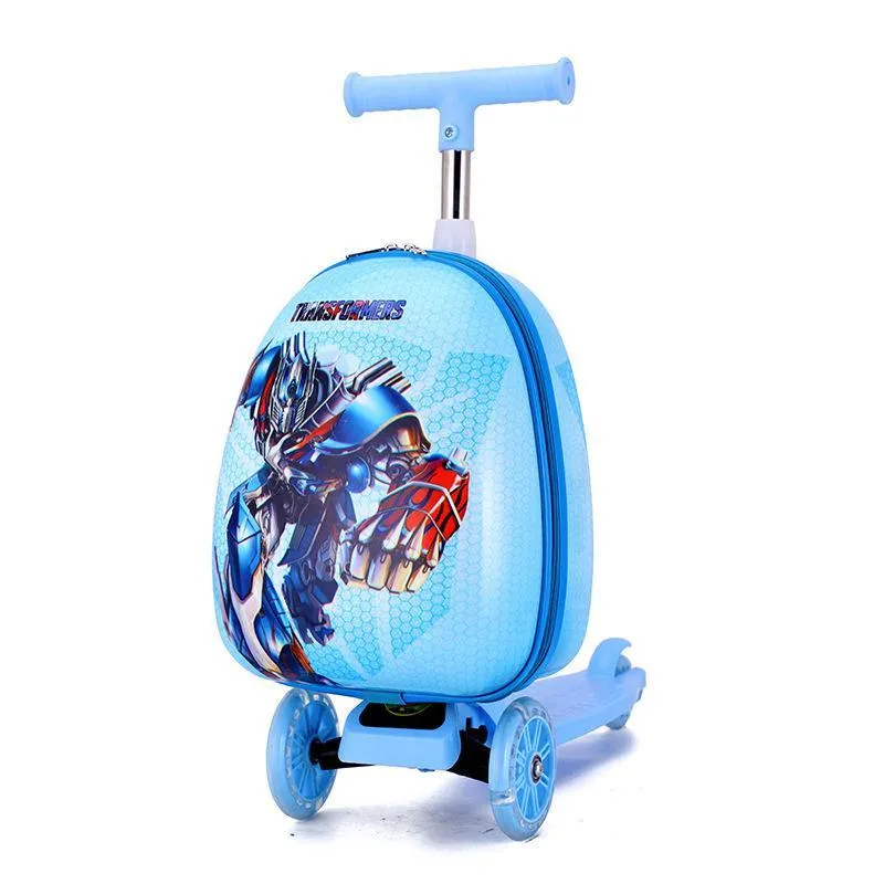 Spiderman suitcase online scooter