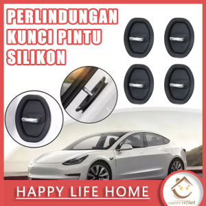 5Pcs Car Door Lock Cover Universal bantalan Pelindung Kunci Pintu Mobil Bahan Silikon Untuk Toyota Daihatsu Honda Nissan Mitsubishi Suzuki Wuling Hyundai Kia