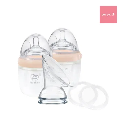 Haakaa 3rd Gen Silicone Breast Pump & Bottle Pack