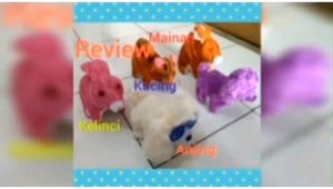 MAINAN KUCING / ANJING/ KELINCI JALAN DAN BERSUARA