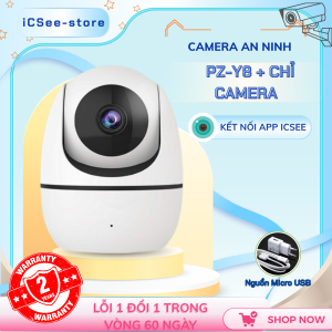 Cameras giám sát iCSee Pz-Y8 Báo động phát hiện chuyển động có âm thanh- WIFI 2.4G