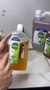 Dettol น้ำยาฆ่าเชื้อโรค 750ML*3 ไฮยีนมัลติ-ยูส ฆ่าเชื้อโรค 99.9% สำหรับพื้น ฝาผนังเครื่องสุขภัณฑ์ และวัสดุอื่นๆ