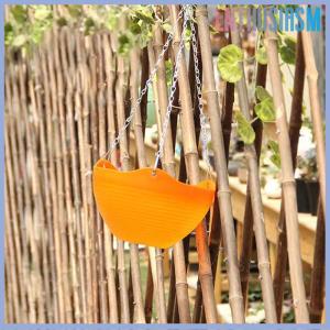 【Enthusiasm】🌟🌟【Hot Sale】🎈 Hanging Orchid Pot With Chain Pp Plastic Hanging Basket Flowerpot Hanging Wall Mounted Green Pot With Succulent Pot