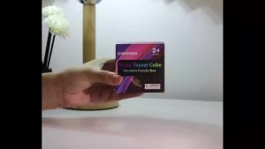 Fidget Puzzle Cube for Kids and Adults - 6-Sided Wooden Puzzle Game Fidget Toy for Anxiety Relief - Handheld Maze Cube for Travel - 3D Brain Teaser Magic Cube for ADHD Autism Kids & Teenage