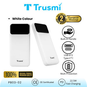 Power Bank Trusmi 10000 mAh Digital DisplayPD 225W Multi Port 2A1C Fast Charging - FR GALLERY