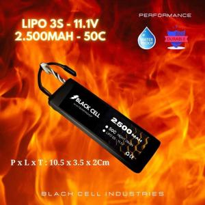 RC Lipo 3s 2500Mah BLACK CELL Hight Drain 3s 11.1V - 12.6V Waterproof Upgrade RC Battery Electric Brushless Buggy Truggy Li Polymer Remote Racing Speedboat Aeromodeling WL Toys MJX Xinghenglong HBX Traxas Hobao Caster Futaba Connector