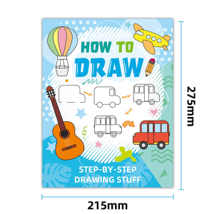How To Draw Book Simple And Easy Drawing Book Cartoon Fun Doodles Simple Sketch Drawing Book Educational Early Learning Coloring Book for Students