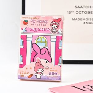 Sanrio Kuromi My Melody Sticker Book Kawaii Cinnamoroll Quiet Book Scene Sticker Book Girls Handmade Materials Gift Toys