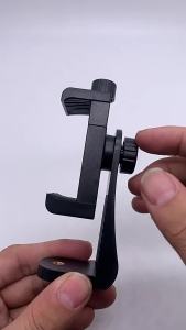 360Degree Mobile Phone Clip Compatible with All 1/4 Screw Cellphone Holder Tripod Mount Desk Tripod Accessories for Iphone Stand