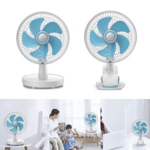 USB Desk Fan Small But Powerful Portable Quiet 3 Wind Speeds Desktop Personal Fan Adjustment Mini Table Fan Clamp Fan