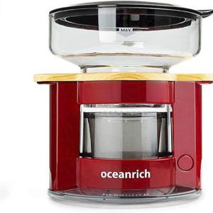 Oceanrich Coffee Maker S2 Automatic Single Serve Pour-over Portable  Coffee Dripper Reuseable Stainless Steel Coffee Pot Machine red