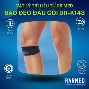 Bao đeo bảo vệ dây chằng đầu gối Dr.Med DR-K143 viêm gân bánh chè viêm gân - 1 Size