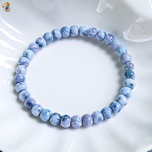 Collection Grade Rare Purple Larimar Abacus Rondelle Bracelet