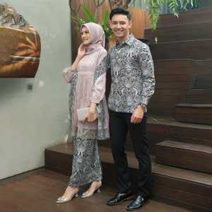 Couple Kebaya Tunik Brokat ATIKA Baju Kondangan Wisuda Kekinian