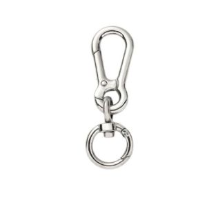 Keychain Ring Zinc Alloy with Snap Hook Quick