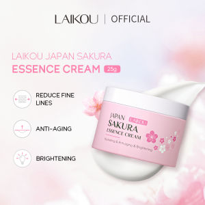 LAIKOU Kem Dưỡng Da Mặt SAKURA Kem Dưỡng Ẩm Chống Nhăn Làm Trắng Se Khít Lỗ Chân Lông Kiểm Soát Dầu Chăm Sóc Da 25G