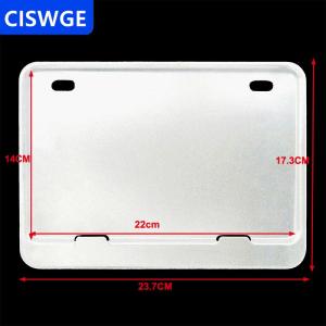 [COD] CISWGE AUTOPARTS Xe máy tấm giấy phép khung phổ nhôm tấm giấy phép chủ sở hữu tấm giấy phép khung