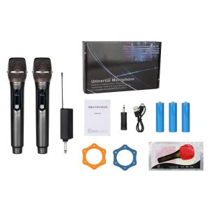 TL-108ไมโครโฟน 2.4Gความถี่ ไมโครโฟนไร้สาย ไมโครโฟนแบบพกพา ไมค์คู่แบบมือถือ ชุดไมโครโฟน อายุการใช้งานแบตเตอรี่ที่เหนือกว่า/ลดเสียงรบกวน