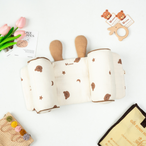 Gối định hình đầu cho bé sơ sinh UNBEE tích hợp lưới air mesh thoáng mát