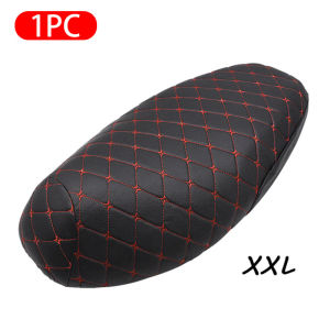 Universal Motorcycle Leather Seat Cushion Cover Sunscreen Waterproof Protector Cover