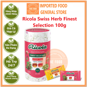 Kẹo Thảo Mộc Ricola Finest Selection 100g
