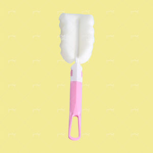 Bàn Chải Bình Sữa Cho Bé Ăn Dụng Cụ Làm Sạch Bằng Bọt Biển Bàn Chải Tay Cầm Dài Vệ Sinh Bàn Chải Cốc Nhà-HAUSE