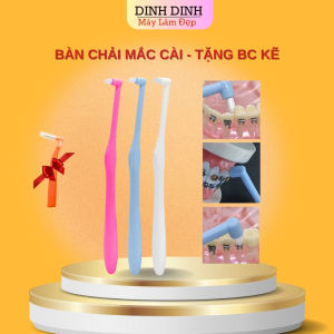 Bàn chải mắc cài chải kẽ cho răng niềng bàn chải mini đầu nhỏ vệ sinh răng miệng giảm mảng bám