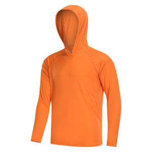 KEFITEVD UPF 50 + Áo thun nam dài tay Áo hoodie chống nắng / chống tia cực tím Đi bộ đường dài ngoài trời Áo thun chống nắng Áo sơ mi nam Hoodie2026
