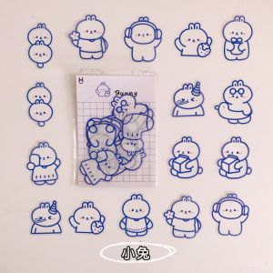 Stiker Anti Air Transparan Lucu Binatang Anjing Kecil Kelinci Bebek Kartun Cute Imut