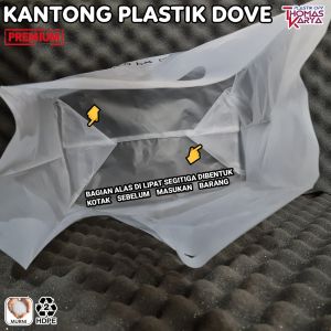 Kantong Plastik SOFT HANDLE 30x30 Motif HBD BIRU Box Donat isi 6 Box Hokben Coklat / Snack Ultah