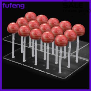 fufeng Cake Lollipop Holder Display Stand 15 Hole Clear Acrylic Holder Candy Holder