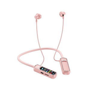 Newly Upgraded Super Long Battery Life Karaoke Wireless Bluetooth Headset Neck Bluetooth 5.4 Digital Display Waterproof and Sweat-proof Live Broadcast Universal Headset Fitness Running Sports Headset