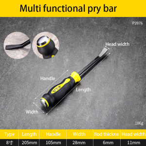 Multi functional industrial pry bar steel woodworking tire removal tool pry bar
