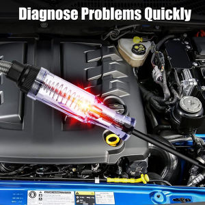 Lensent 6V/12V/24V DC xe Xe Xe tải kiểm tra mạch điện Áp Màn hình hiển thị kỹ thuật số dài thăm dò bút ánh sáng bút ujian paparan kỹ thuật số kereta