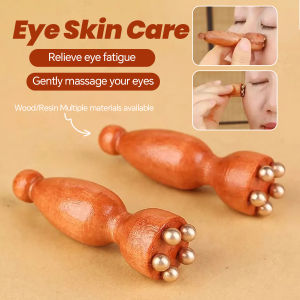 Jozoo Brass Lotus Shape Eye Care Tool Facial Gua Sha Tool For Eye Relaxation And Meridian Acupressure