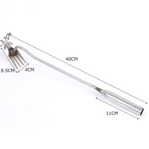 Dụng Cụ Cào Cỏ Làm Vườn 4/11 Răng Thép Không Gỉ Loại Bỏ Cỏ Dại Hiệu Quả -NIEVE
