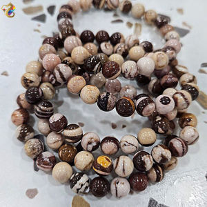 Collection Grade Australia Coffee Zebra Jasper Bracelet