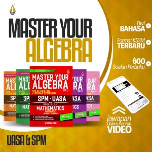 Aster Edu Buku Latihan Matematik Tingkatan 12345 - Master Your Algebra 2024 Buku Matematik Buku Latihan Matematik
