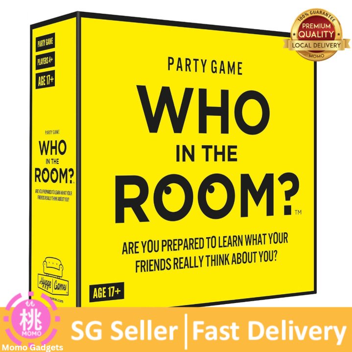 Hygge Games Who in The Room? Party Gamef Yellow