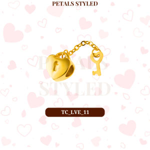 【PETALS_STYLED】 Titanium Love Series Charm For Bracelet