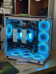 คอมประกอบ72เทรด ตัดต่อ ปล่อยบอท 2 CPU intel xeon E5 2699v3 X2 36c/72t/Ram ecc 32- 128gb ECC D4/Vga 4-11gb/m.2 Nvme500GB PRELOVED