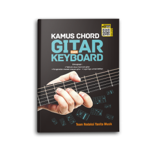 Buku Belajar Gitar & Kunci Kamus Chord Gitar dan Keyboard