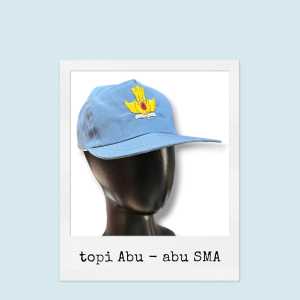 Topi Sekolah SMA SMK Anak Abu Abu