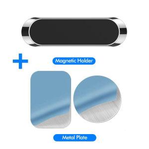 【Hàng có sẵn】Giá đỡ điện thoại trong xe ô tô từ tính giá đỡ dải kim loại Mini thông dụng cho tất cả điện thoại treo tường văn phòng giá đỡ bảng điều khiển Giá đỡ điện thoại di động nam châm