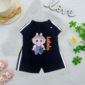 8-18kg Summer Sports Set 2pcs Baby Kids Boy Girl Short Sleeves and Pant Set