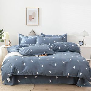 Thickened pure cotton 100% 100% Cotton Duvet Cover Single Piece Thickened Quilt Cover 150x200x230 Single 1.5 Quilt Cover LZD