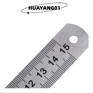 HUAYANG01 [HOT FASHION] 15cm Double Side Stainless Steel Measuring Straight Ruler Tool 6 Inches
